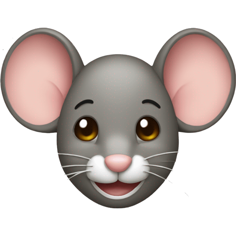 mouse with a smile emoji