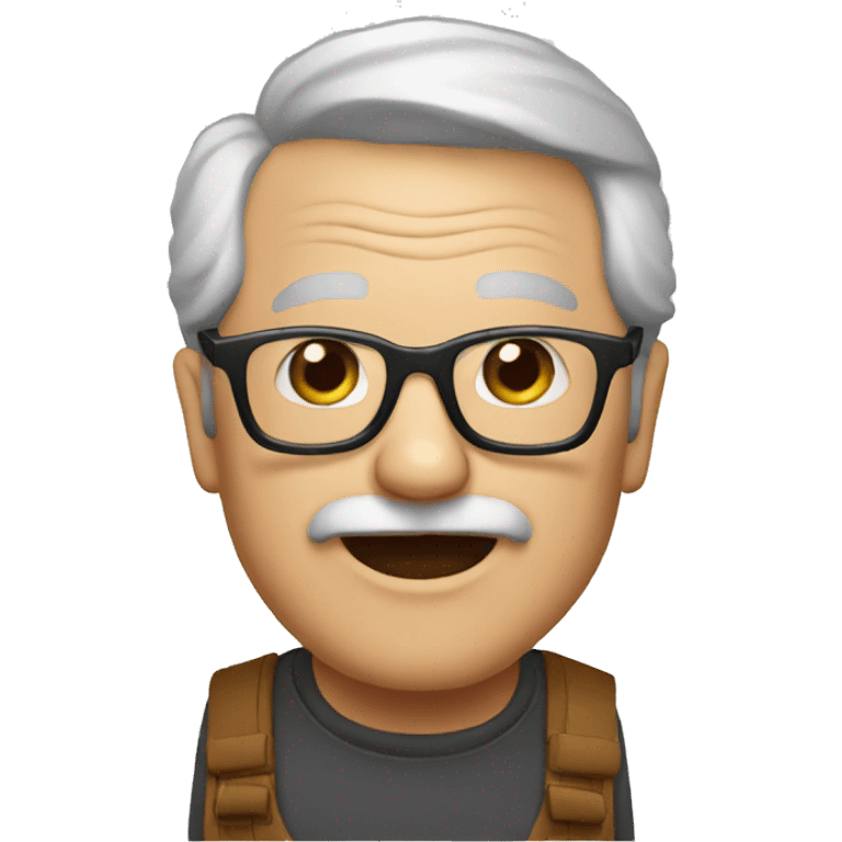 grandpa DJ emoji