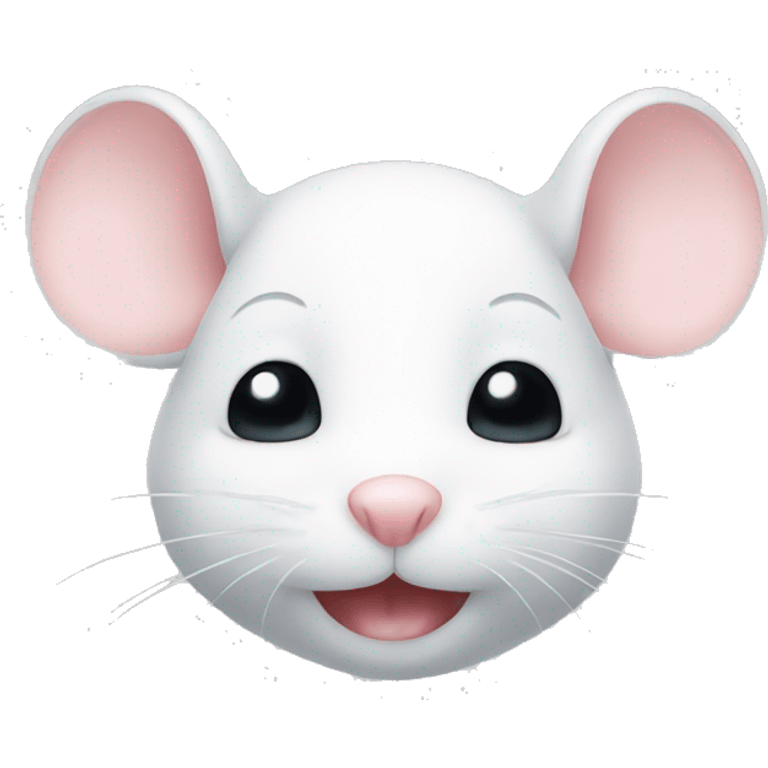 White Mouse cute emoji