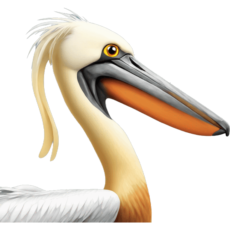 Hot pelican emoji