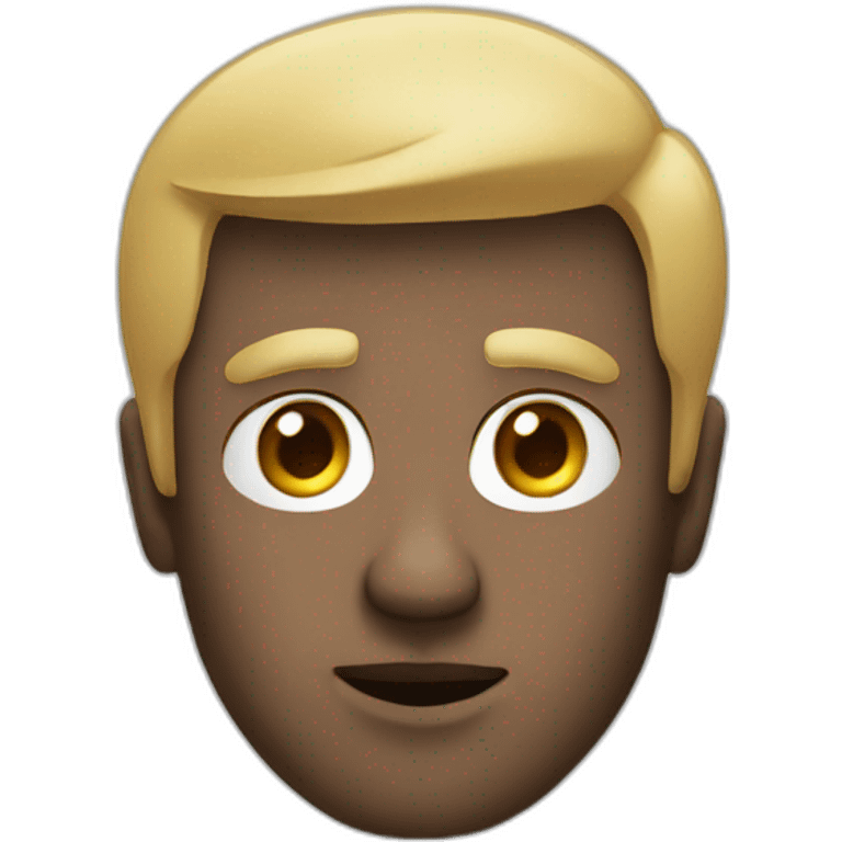 A man with a button on the nose emoji