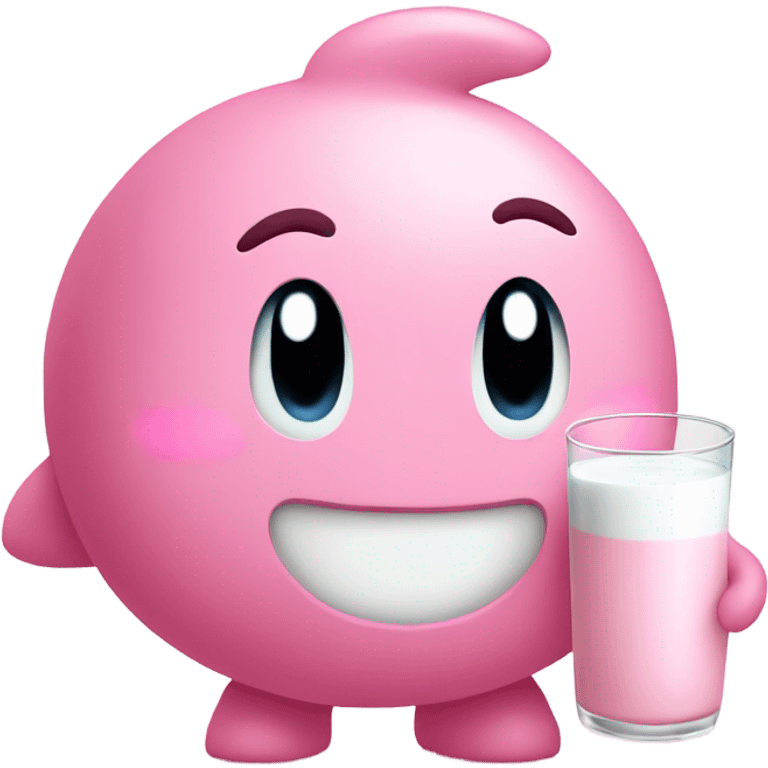 Kirby milk  emoji