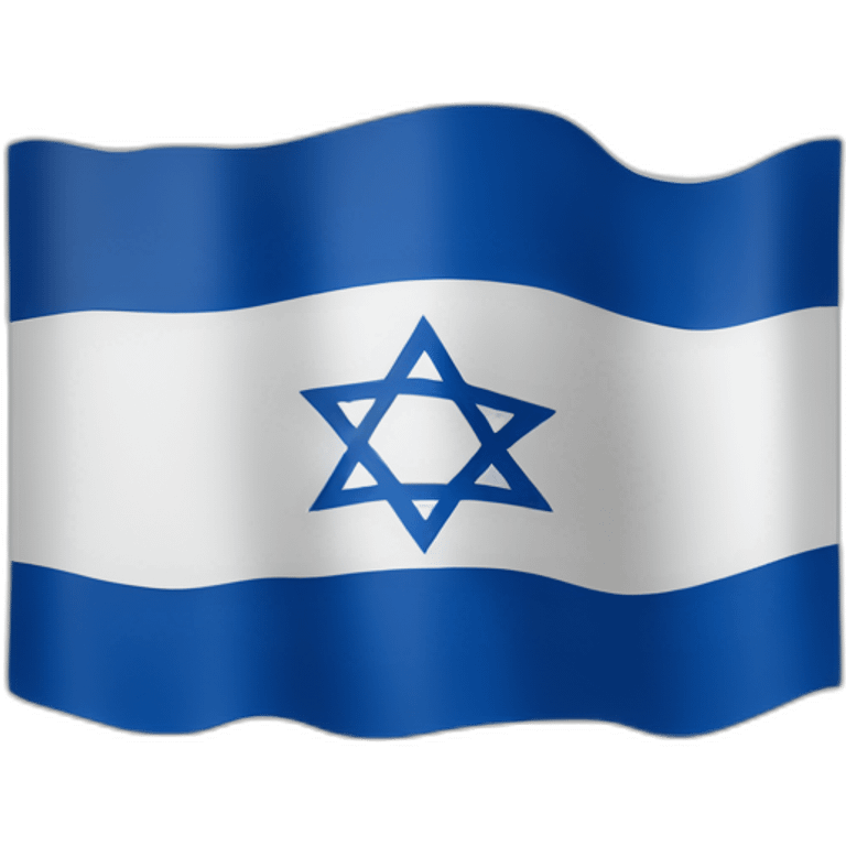 100 emoji Israeli flag style emoji