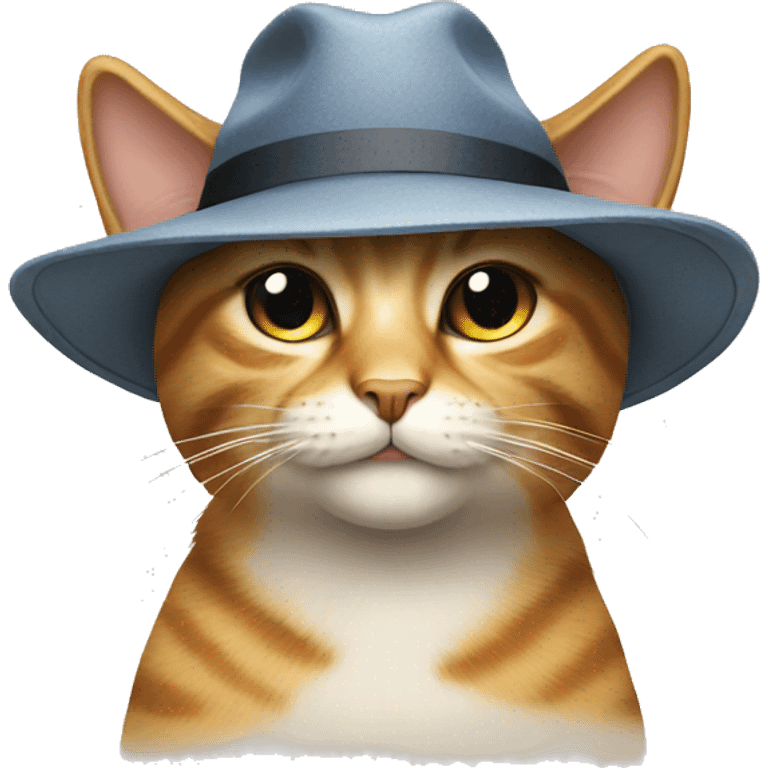 cat with hat emoji