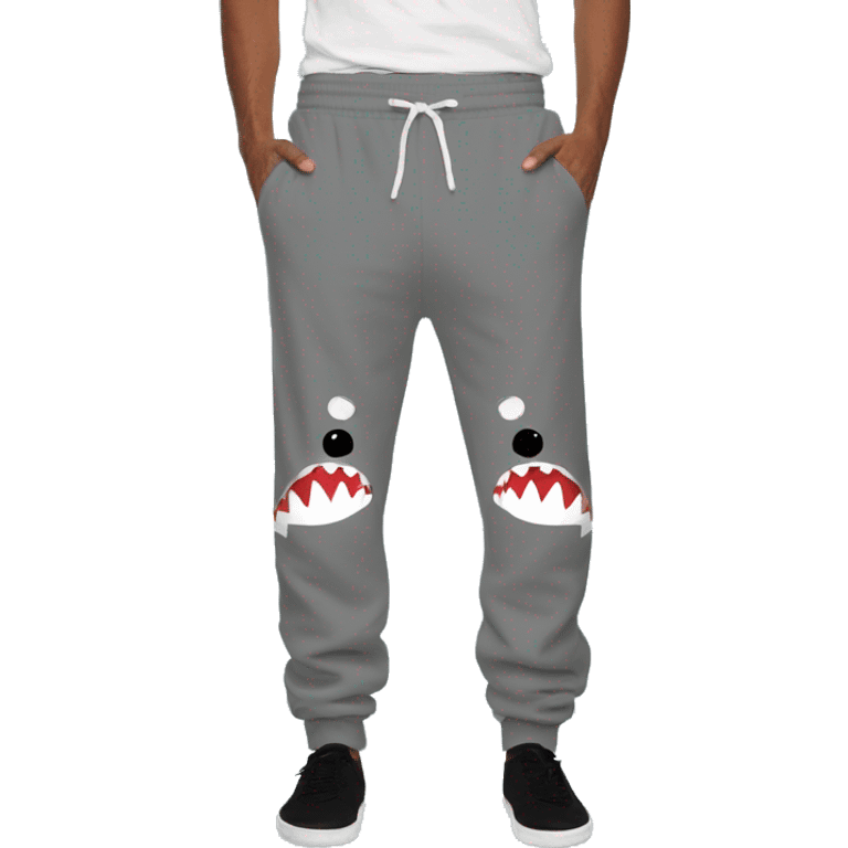 Shark sweatpants emoji