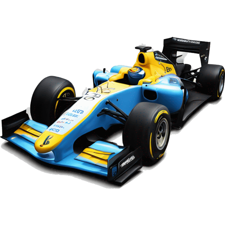 fernando alonsos renault r25 formula 1 car emoji