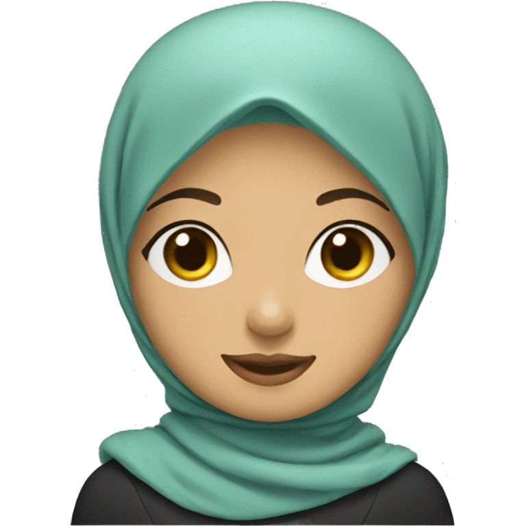 cute hijab woman emoji