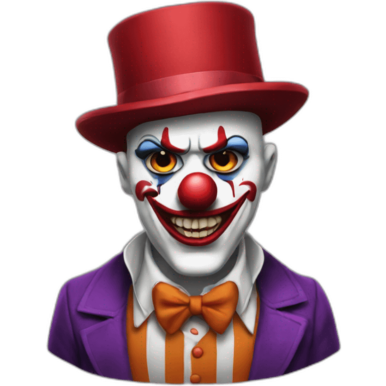 Gangster clown emoji