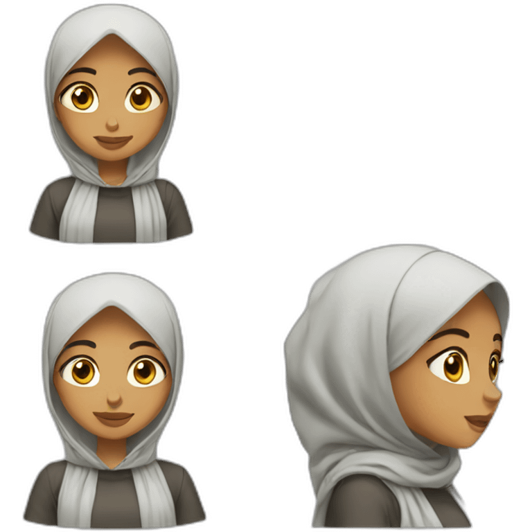 hijab girl emoji