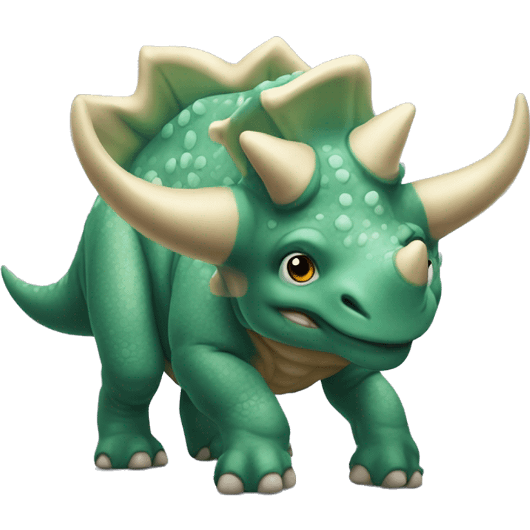 charismatic triceratops emoji