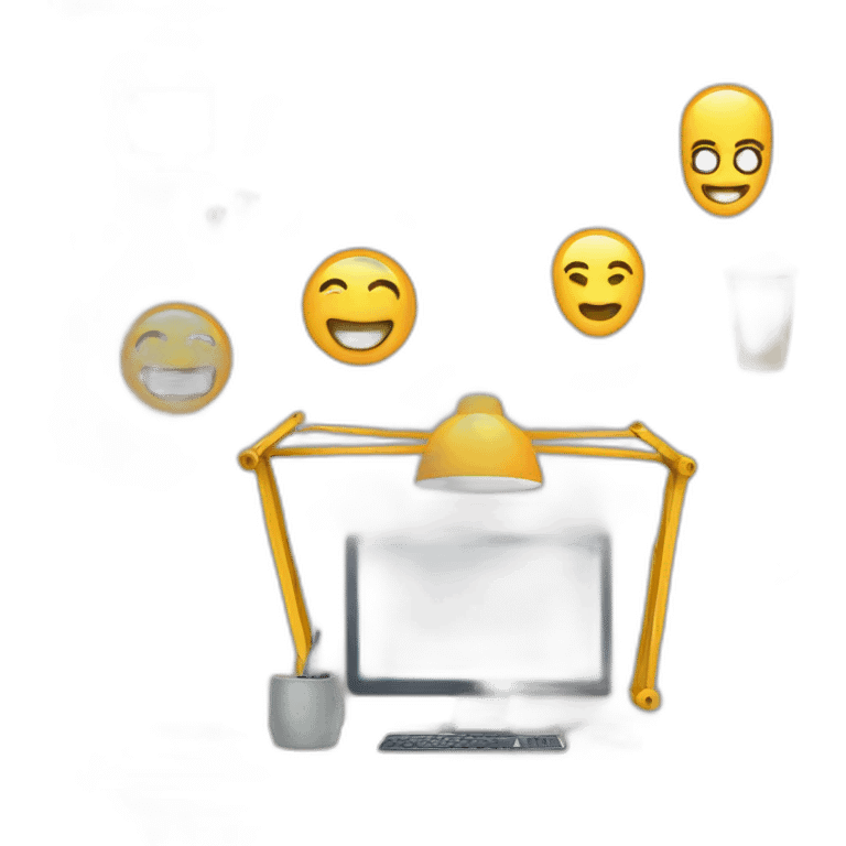 web developers desk emoji