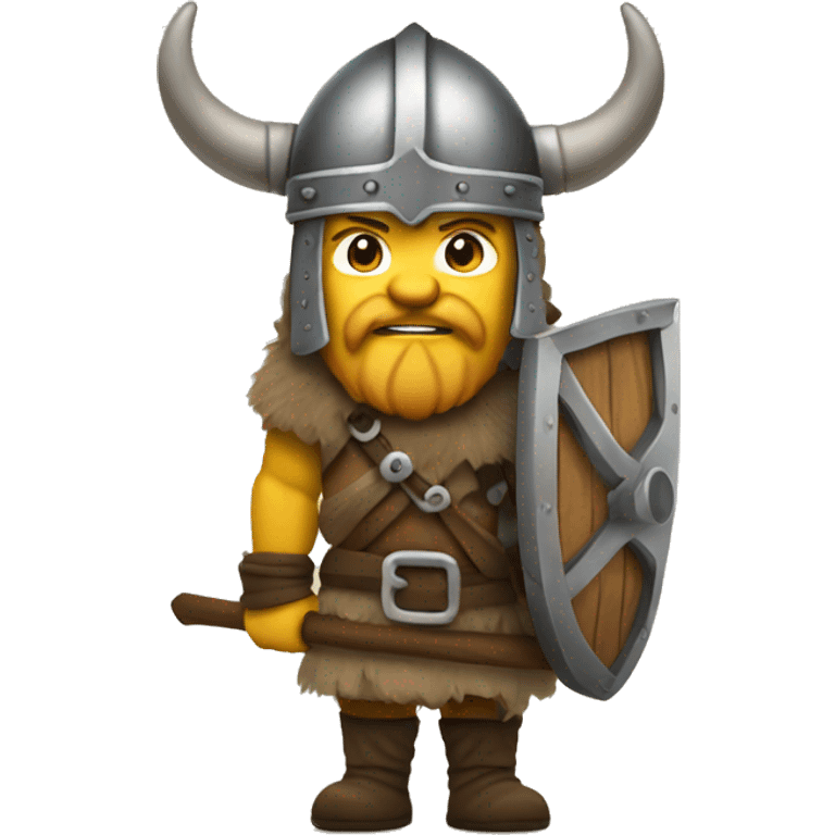 Viking with house on it emoji