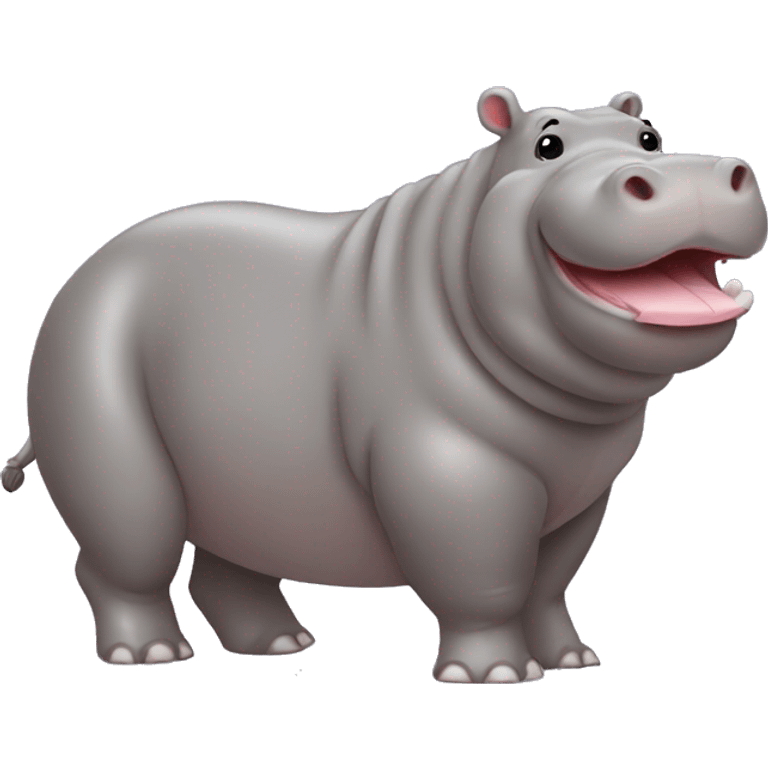 Hippopotames avec son corps  emoji