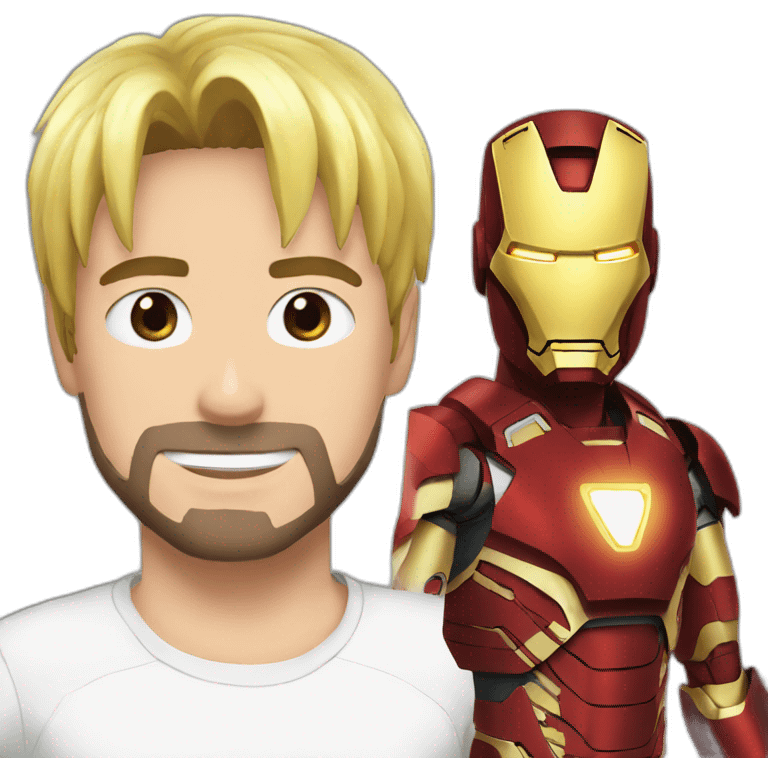 Iron man with Naruto  emoji