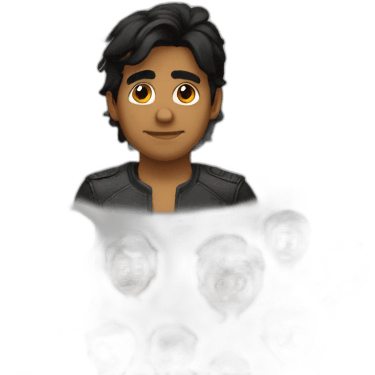 Single 25year Indianboy with black hair emoji