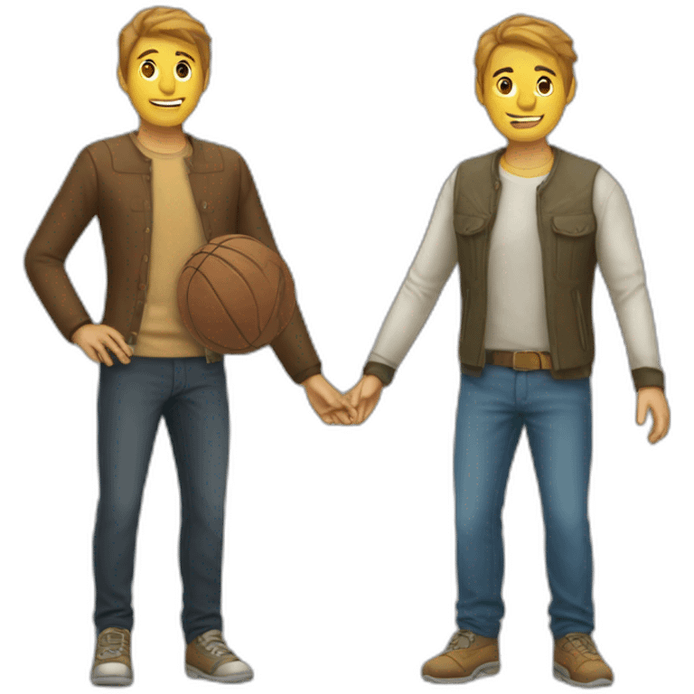 Deux jeux humain emoji