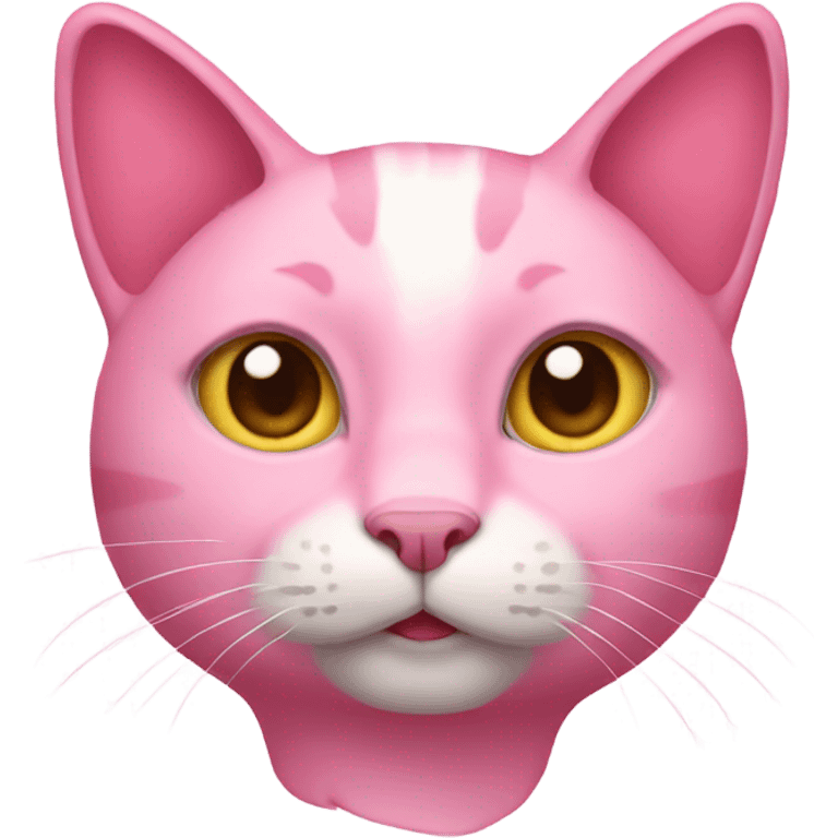 Pink cat  emoji