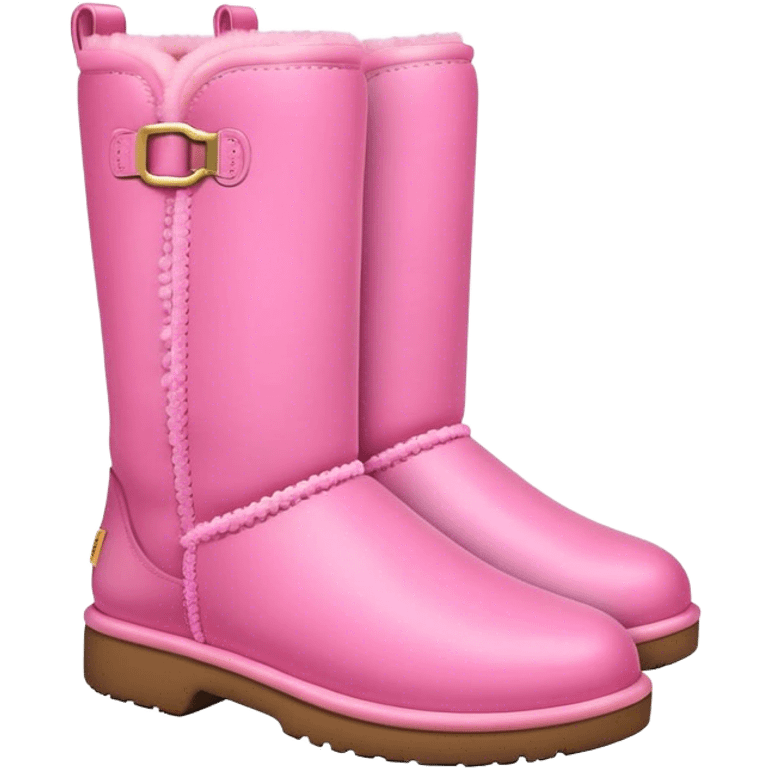 Pink Uggs emoji