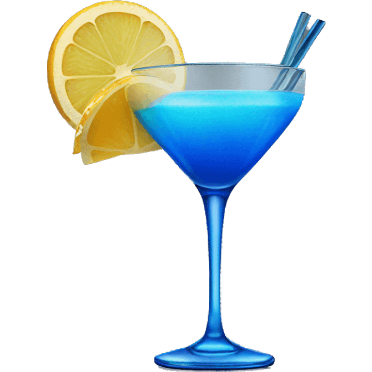 blue cocktail emoji