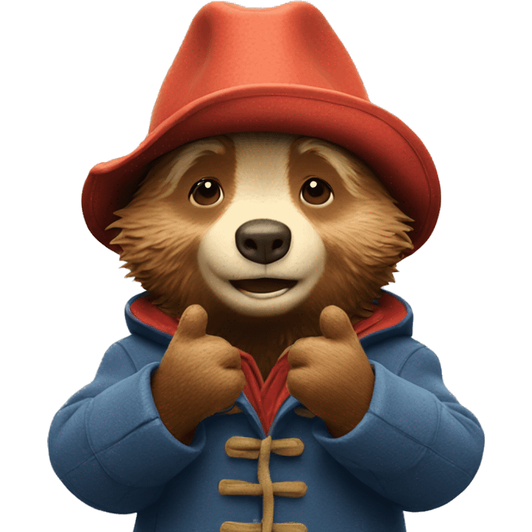 paddington bear clapping emoji