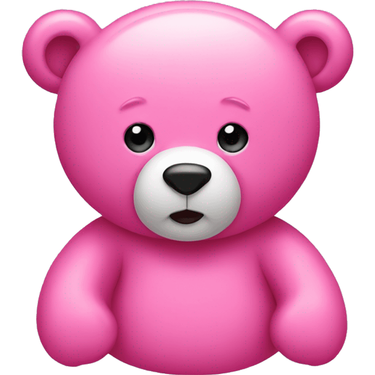 Pink bear emoji