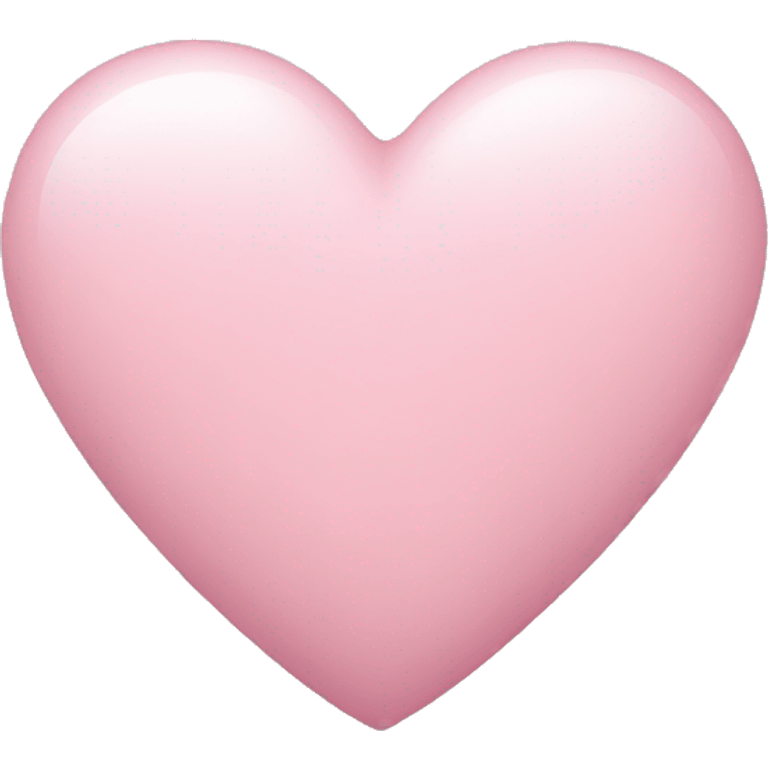 light pink heart emoji