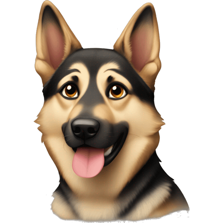 German Shepard and husky mix  emoji