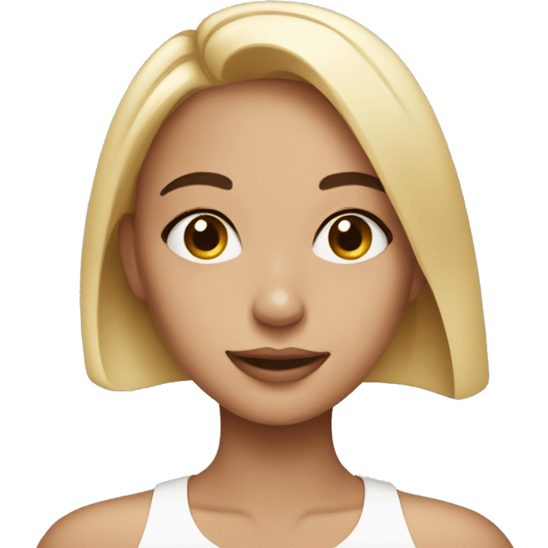 Girl with skincare  emoji