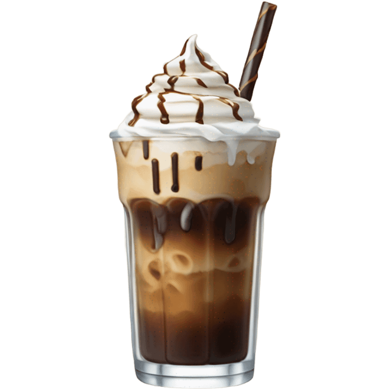 Iced coffee emoji