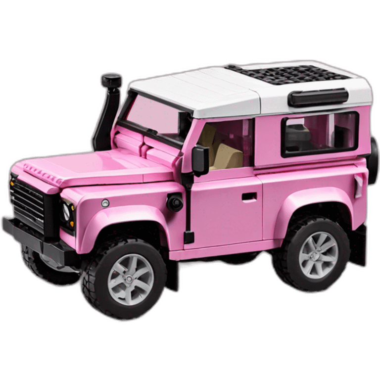 lego-land-rover-defender-pink emoji