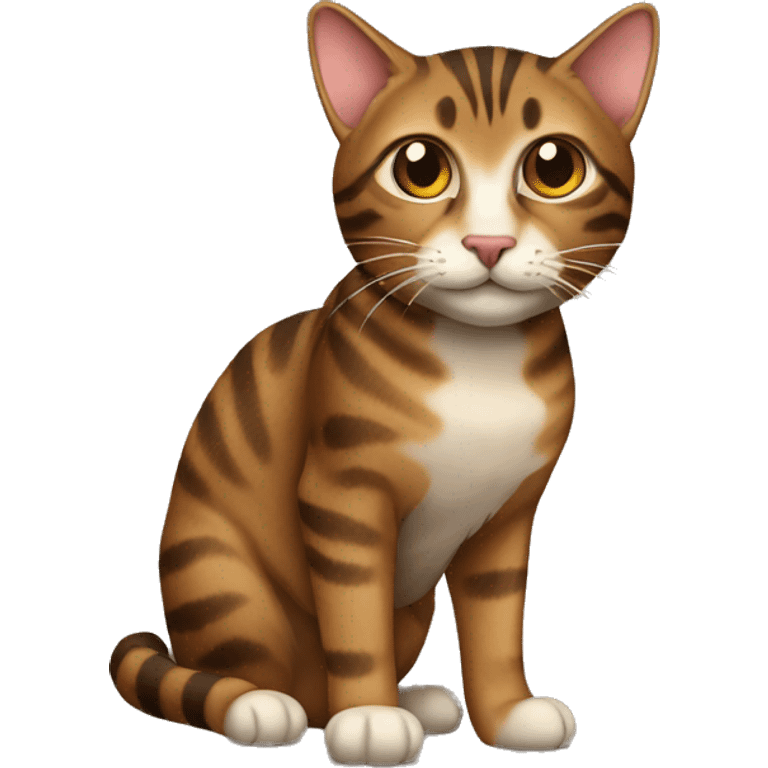 brown tabby cat emoji