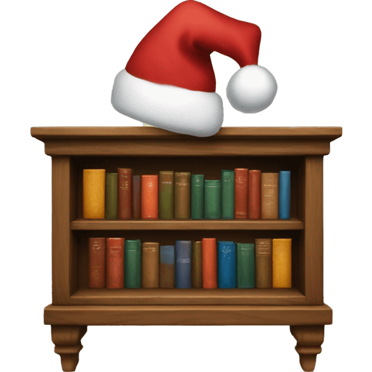 santas bookshelf emoji