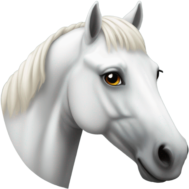 white horse  emoji