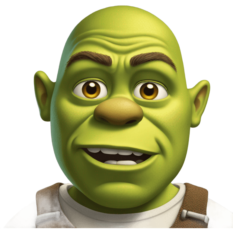 Shrek confused  emoji