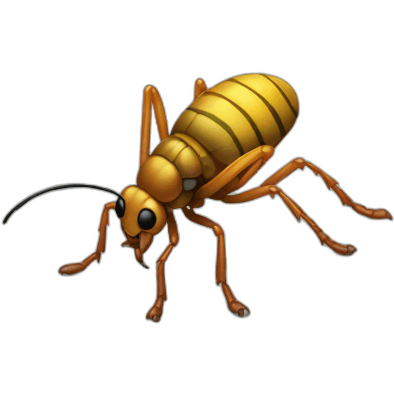 Insecto en ambar emoji