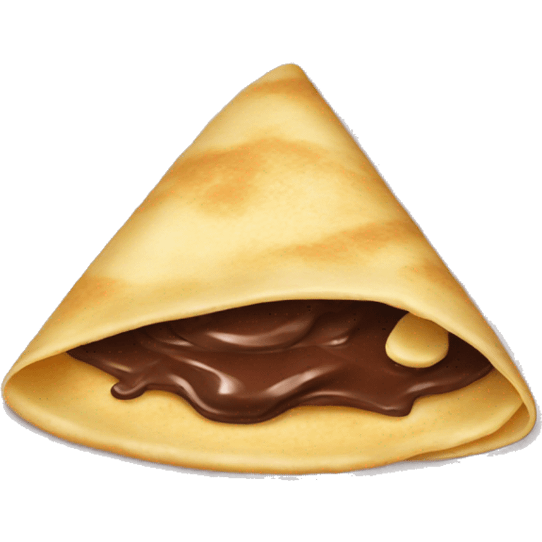 Crepe with chocolate  emoji