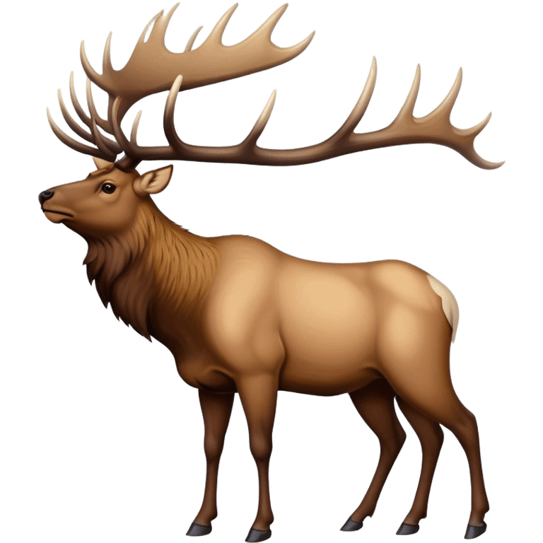 Rocky Mountain Bull Elk emoji