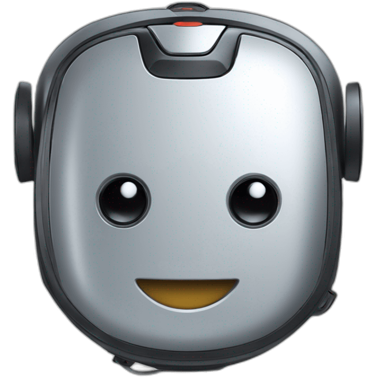 A robot vacuum cleaner emoji