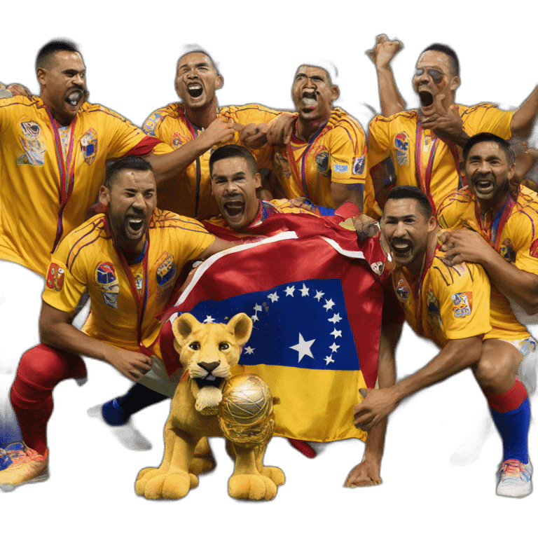 leones del caracas campeones emoji