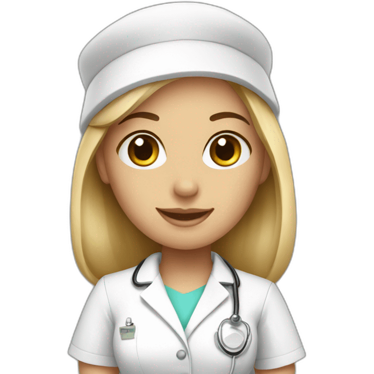 Beautiful nurse emoji