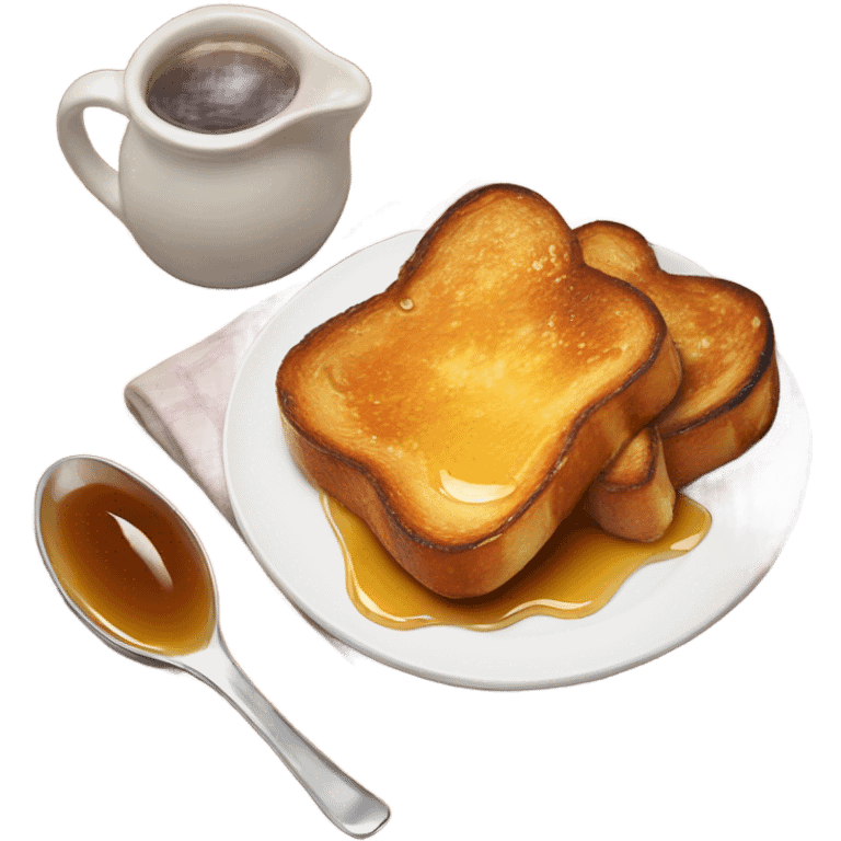 french toast with syrup emoji