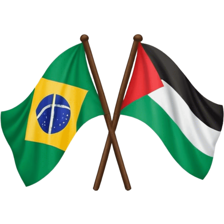 Brazil Palestine emoji