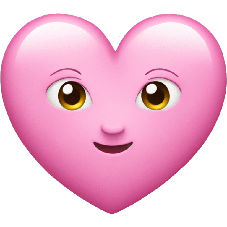 Heart pink emoji