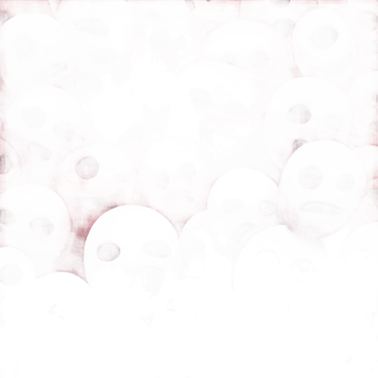 Ghost face in shades of red  emoji