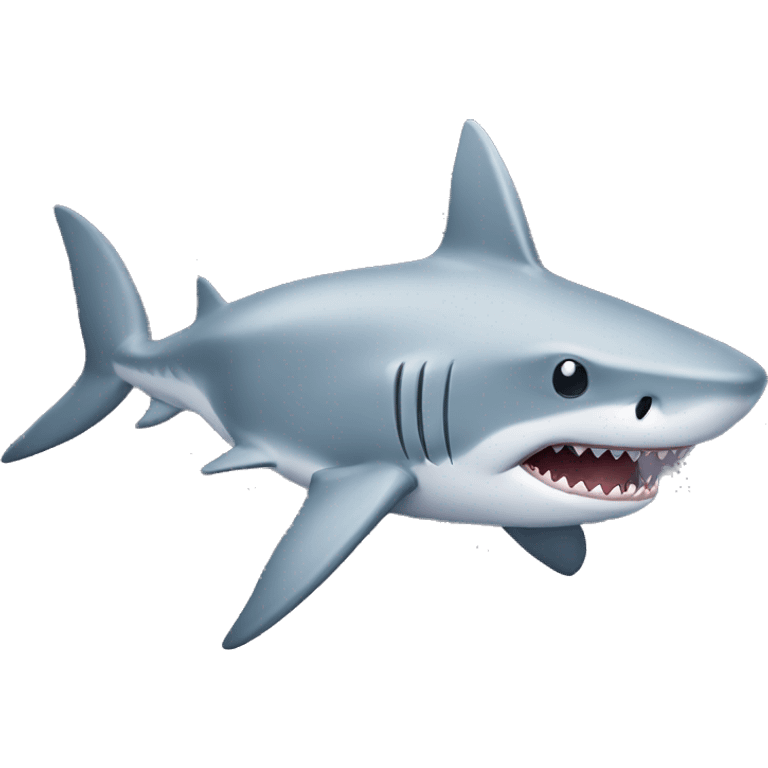 shark with top emoji