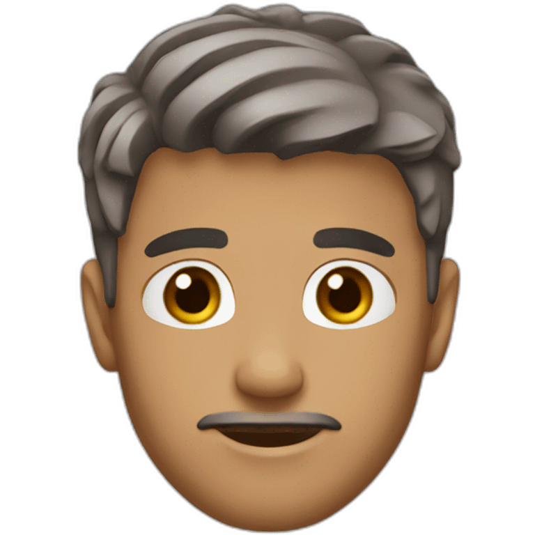 Men short hair Brown emoji