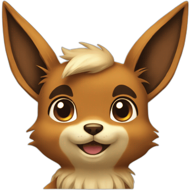 Eevee face emoji