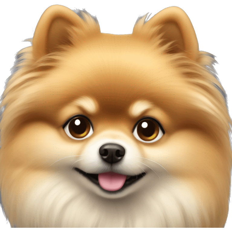 Cute Pomerania  emoji