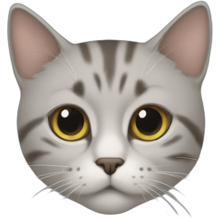 Un gato pensa emoji