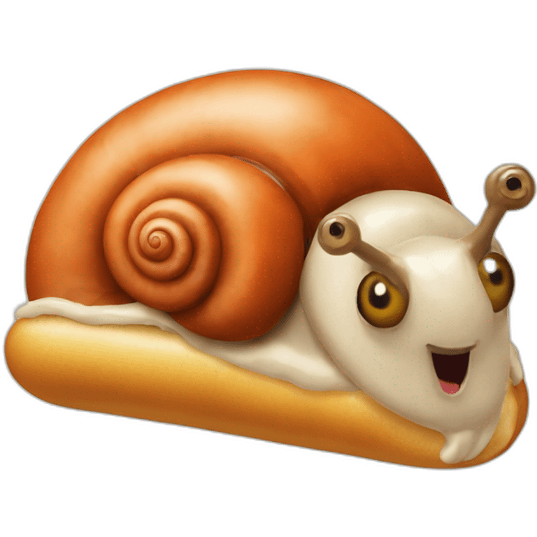 snail-hotdog emoji